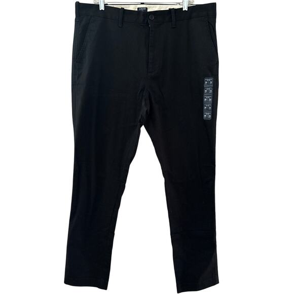 J.‎ Crew Athletic Slim-Fit Flex Chino Flat Front Pants in Black Size 38x34 - Picture 5 of 11